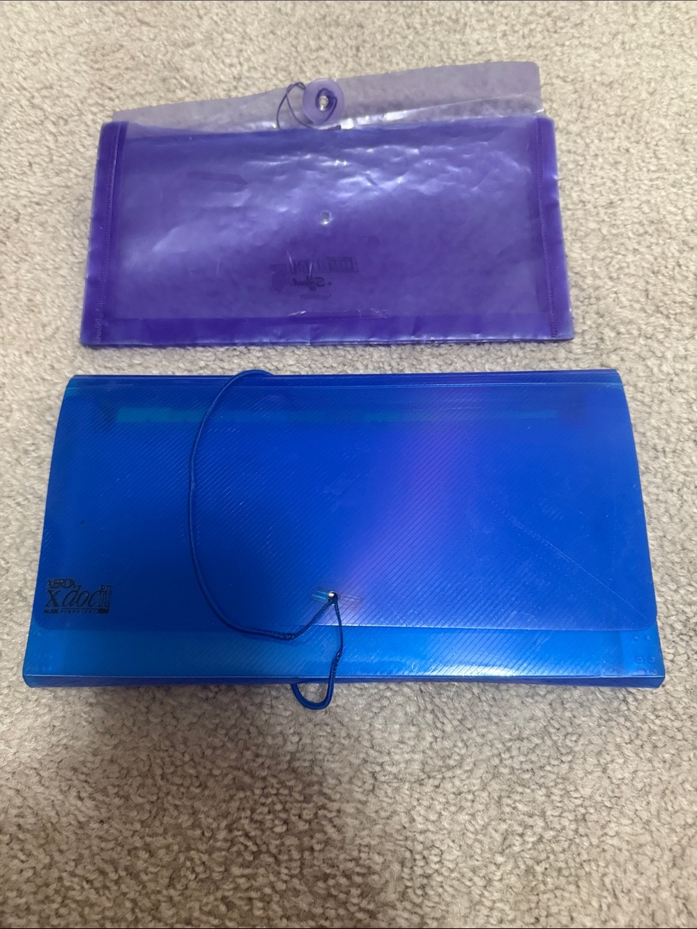 Blue and Purple Document Envelope Set - Generic